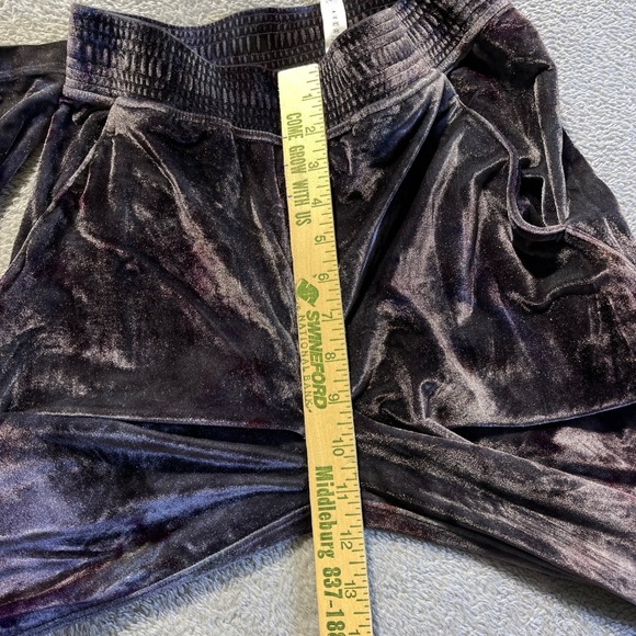 Lululemon Align Velour High Rise Flare Pants Size 4 Purple - Picture 7 of 15